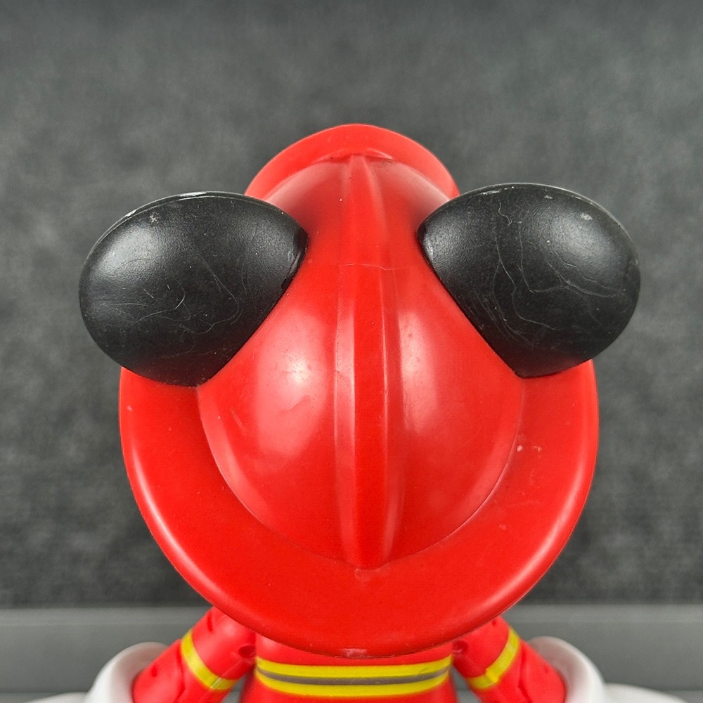 Disney Mickey Mouse Firefighter 6 Inch Articulated Action Figure Just Play Red - Picture 11 of 12